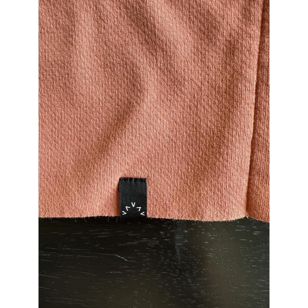 Varley Short Sleeve Hoodie Womens Sm Rose Clay Relaxed Athleisure Sporty Yoga - Picture 4 of 4